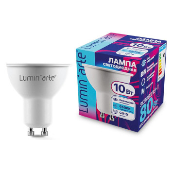 Лампа светодиодная Luminarte GU10 10Вт 6500K LSTD-PAR16-10W6KGU10