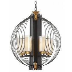 Подвесная люстра LUMINA DECO Ponti LDP 1245-5 BK+MD