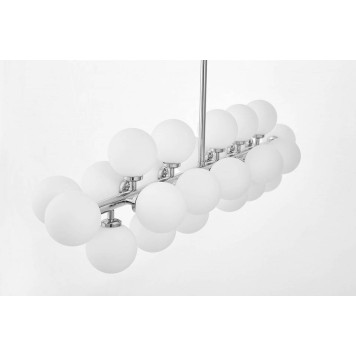 Люстра на штанге LUMINA DECO Marsiada LDP 6033-24 CHR-5