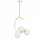 Подвесная люстра LUMINA DECO BONIO LDP 7031-3 F.GD