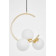 Подвесная люстра LUMINA DECO BONIO LDP 7031-3 F.GD