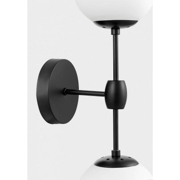Бра LUMINA DECO Zodiak LDW 6001-2 BK+WT-4