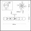Люстра на штанге Lumion Jolene 4546/8C