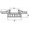 Встраиваемый светильник Lightstar Monilo 031704