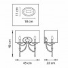 Накладной светильник Lightstar Paralume 725623