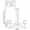 Подвесная люстра Lightstar Diafano 758082