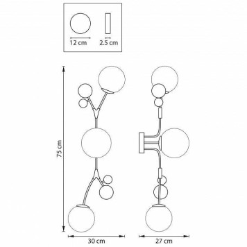 Бра Lightstar Croco 815537-4