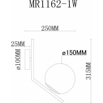 Бра MyFar Pierre MR1162-1W-5