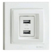 Розетка USB Mono Electric Despina 102-170005-178