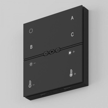 Панель универсальная сенсорная накладная Maytoni Smart Home DRC034-8-B-1