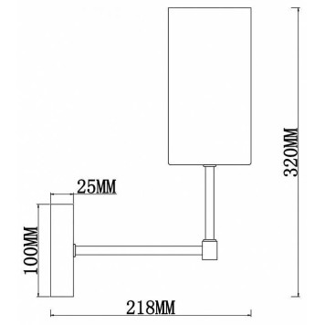 Бра Freya Agnes FR5184WL-01BS-2