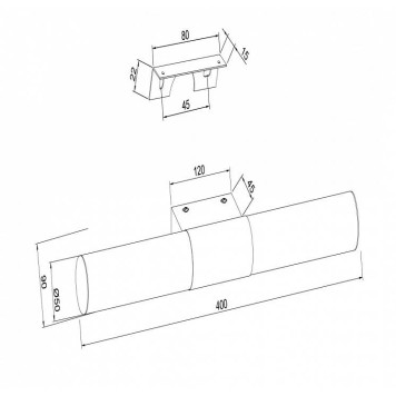 Подсветка для зеркала Maytoni Aurelio MIR001WL-L8CH-2