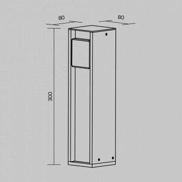 Блок розеток наземный Maytoni Socket O459FL-GF01SC-5