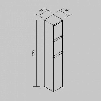 Блок розеток наземный Maytoni Nido O460FL-GF02SC-6