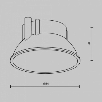 Кольцо декоративное Maytoni Accessories Ring8-10W-RD-W-4