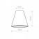 Плафон текстильный Nowodvorski Cameleon Cone S BL/G 8504
