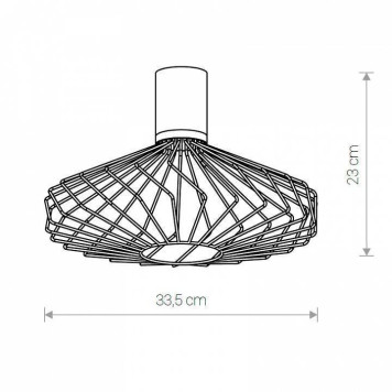 Плафон металлический Nowodvorski Cameleon Pico C BL/G 8588-1