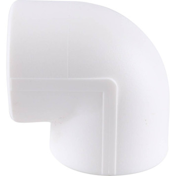 Угольник Kalde d=40 90 градусов для сварки полипропиленовых труб (белый)-3