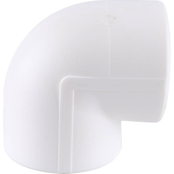 Угольник Kalde d=40 90 градусов для сварки полипропиленовых труб (белый)-5