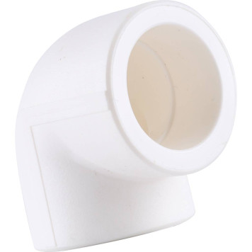 Угольник Kalde d=40 90 градусов для сварки полипропиленовых труб (белый)-6