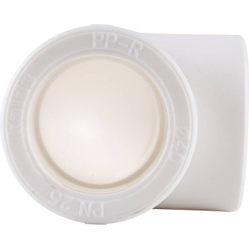 Угольник Kalde d=40 90 градусов для сварки полипропиленовых труб (белый)-7