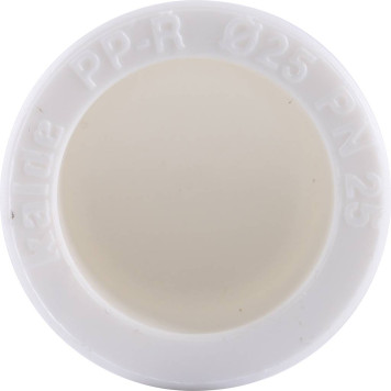 Заглушка Kalde d=25 для сварки полипропиленовых труб (белый)-5