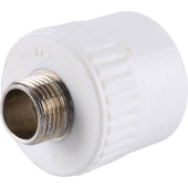 Муфта комбинированная Kalde наружняя резьба 32x1/2 для полипропиленовых труб под сварку (3222-nmo-320b00)