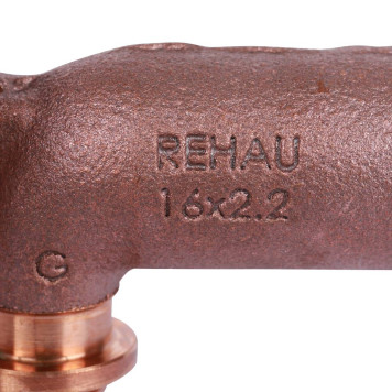 REHAU RAUTITAN Фитинги Угольник настенный 16-Rp 1/2 длинный RX+ для труб из сшитого полиэтилена-6