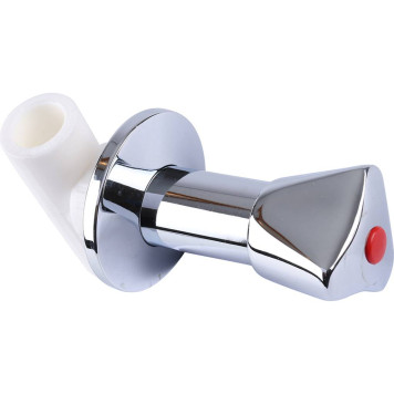 Вентиль Kalde с удлиненной ручкой для штукатурки (d=20), хромированный.-3