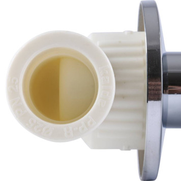 Вентиль Kalde с удлиненной ручкой под штукатурку (d=25) хромированный-3