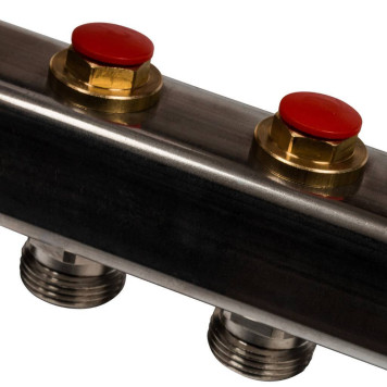 Коллектор STOUT из нержавеющей стали без расходомеров 4 вых.-3