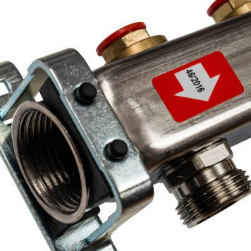 Коллектор STOUT из нержавеющей стали без расходомеров 5 вых.-1