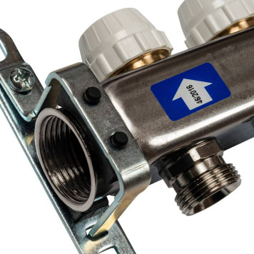 Коллектор STOUT из нержавеющей стали без расходомеров 5 вых.-2