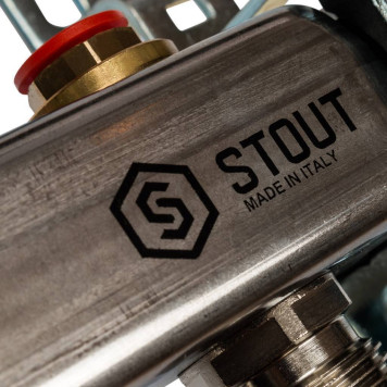 Коллектор STOUT из нержавеющей стали без расходомеров 5 вых.-5