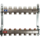 Коллектор из нержавеющей стали без расходомеров STOUT 7 выходов (SMS 0922 000007)