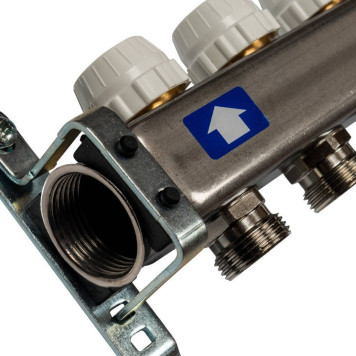 Коллектор STOUT из нержавеющей стали без расходомеров 7 выходов-2