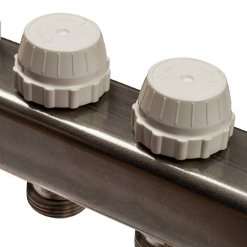 Коллектор STOUT из нержавеющей стали без расходомеров 7 выходов-4