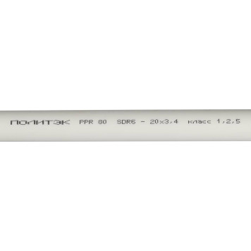 Полипропиленовая труба Политэк d=20x3,4 (PN 20) 4м 9002020034-4