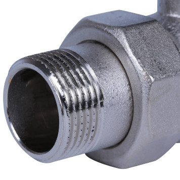 Шаровой кран BUGATTI New Jersey с полусгоном 1& (ручка-бабочка) внутренняя-наружная резьба-7