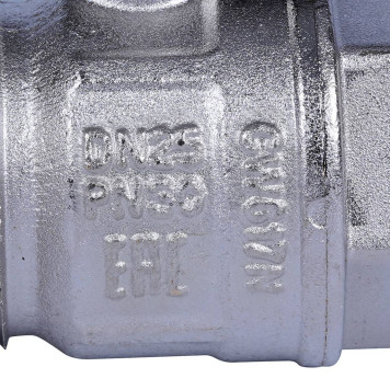 Шаровой кран BUGATTI New Jersey с полусгоном 1& (ручка-бабочка) внутренняя-наружная резьба-9