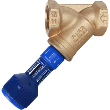 Балансировочный клапан Cimberio 727ОТ 1.1/4, латунь, Kvs=21,6, PN20, BB, без ниппелей.-1