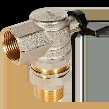 Шаровой кран Bugatti Oregon с полусгоном и ручкой-бабочкой, внутренняя и наружная резьба 1 дюйм.