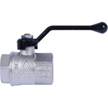 Шаровой кран BUGATTI New Jersey с ручкой-рычагом из алюминия, внутренняя резьба 3/4&-3