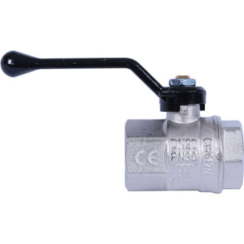 Шаровой кран BUGATTI New Jersey с ручкой-рычагом из алюминия, внутренняя резьба 3/4&-4