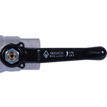 Шаровой кран BUGATTI New Jersey с ручкой-рычагом из алюминия, внутренняя резьба 3/4&-5