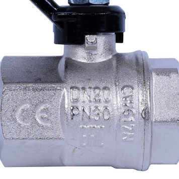 Шаровой кран BUGATTI New Jersey с ручкой-рычагом из алюминия, внутренняя резьба 3/4&-7