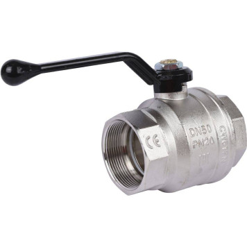 Шаровой кран BUGATTI New Jersey, ручка-рычаг из алюминия, внутренняя резьба 2 дюйма.-4