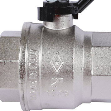 Шаровой кран BUGATTI New Jersey, ручка-рычаг из алюминия, внутренняя резьба 2 дюйма.-7