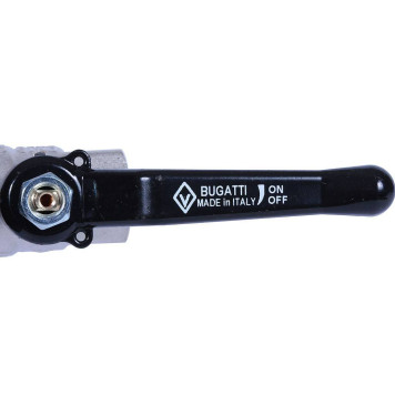 Шаровой кран BUGATTI New Jersey с ручкой-рычагом из алюминия, внутренняя наружная резьба 1/2&-5