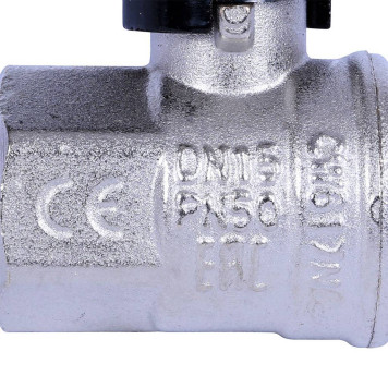 Шаровой кран BUGATTI New Jersey с ручкой-рычагом из алюминия, внутренняя наружная резьба 1/2&-7